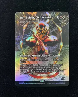 2025 Magic The Gathering MTG EN #M 0039 Iron Spider, Civil Warrior GAV - Image 1