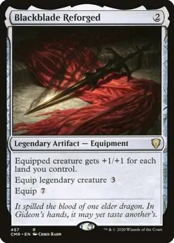 CMR BLACKBLADE REFORGED 1x Rare Magic Commander Legends MTG NM - Image 1