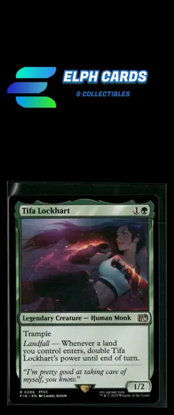 Magic The Gathering FINAL FANTASY #206 Tifa Lockhart - Image 1