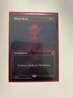 Blood Moon (Anime Borderless) (Confetti Foil) Wilds of Eldraine: Enchanting... - Image 1