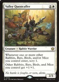 MTG Valley Questcaller Normal NM Bloomburrow Magic 36 - Image 1