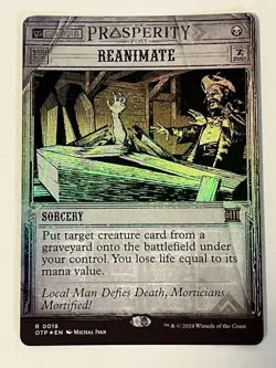 Reanimate Outlaws of Thunder Junction: Breaking News Foil NM - Image 1