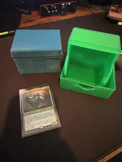 MTG Lathril Blade Of The Elves Custom Commander Deck ELF TRIBAL Sleeved With Box - Image 1