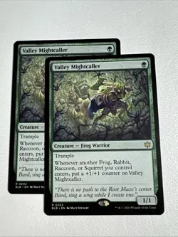 [X2] Valley Mightcaller #202 NM/MINT Regular Rare MTG Bloomburrow - Image 1