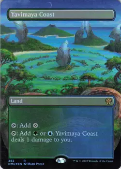 MTG Yavimaya Coast (Borderless) (382) | NM Foil | Dominaria United {DMU} - Image 2