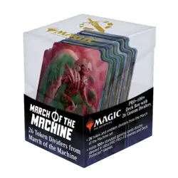 March of the Machine Clear deck box with 26 custom dividers ULTRA PRO for MTG - Image 1