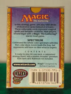 MTG Invasion SPECTRUM Deck--Factory Sealed--Plus BCW Deck Guards - Image 2