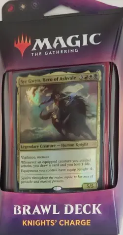 Magic MTG - Knights (Knight's) Charge - Throne of Eldraine Brawl Deck - Image 1