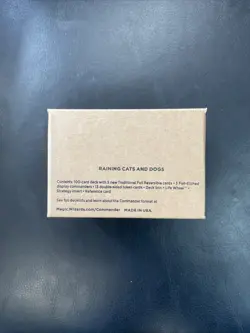 [SEALED] Secret Lair Commander Deck: Raining Cats and Dogs - NEW Sealed MTG - Image 3