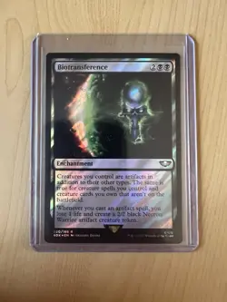 Biotransference (Surge Foil) Universes Beyond: Warhammer 40000 Foil MTG NM+ - Image 1