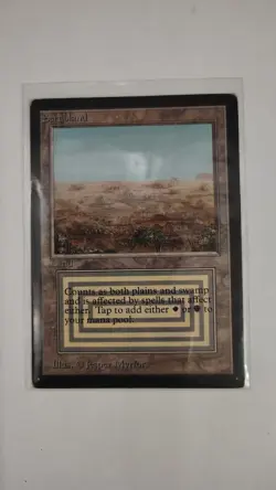 Scrubland MTG Magic The Gathering Dual Land Collecters Edition Moderately Played - Image 1