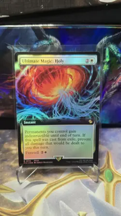 #0110 - Ultimate Magic: Holy - Foil - Extended Art - MTG - Final Fantasy - R/NM - Image 1