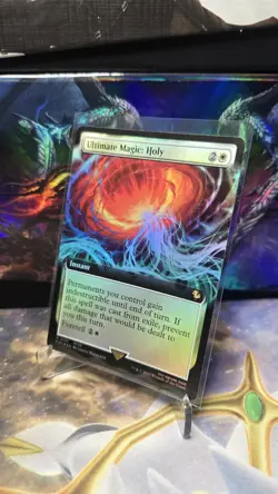 #0110 - Ultimate Magic: Holy - Foil - Extended Art - MTG - Final Fantasy - R/NM - Image 2