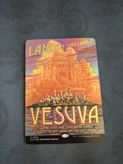 Vesuva FOIL Secret Lair MTG Encyclopedia Of Magic 0022 - Image 1
