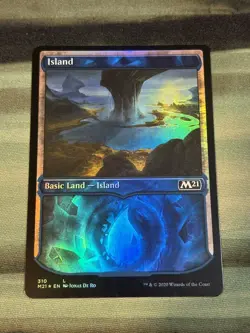 Island (310) - FOIL Showcase - M21 Core Set LP - Image 1