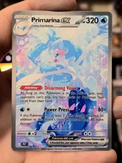 NEW! Primarina EX Pokemon TCG POCKET Special Illustration Rare *SEE DESC* - Image 1