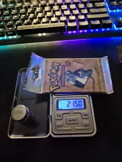 VERY HEAVY! 21.5g! Wizards of The Coast Pokemon Fossil Booster Pack 742818061599 - Image 1