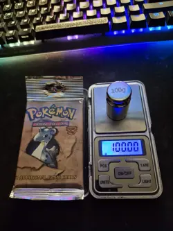 VERY HEAVY! 21.5g! Wizards of The Coast Pokemon Fossil Booster Pack 742818061599 - Image 3