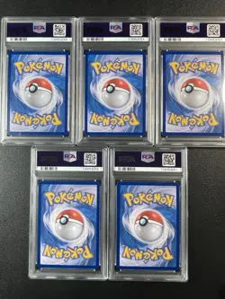 LOT x5 DITTO PSA 10 2025 POKEMON SV-P KOREAN 173 METAMONG PROJECT STAMP RALLY A - Image 2