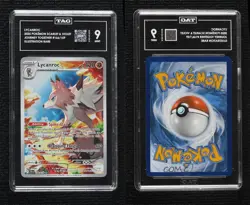 Lycanroc Illustration Rare Pokemon Journey Together (JTG) TAG 9 MINT - Image 3