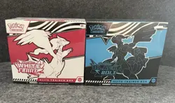 2 Factory Sealed Pokemon ETB Elite Trainer Box - White Flare & Black Bolt - Image 1