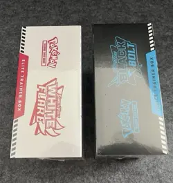 2 Factory Sealed Pokemon ETB Elite Trainer Box - White Flare & Black Bolt - Image 5