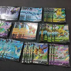 Pokemon TCG CBB2C S-Chinese Gem Pack Vol 2 Eevee Vaporeon Jolteon Lot*100 FM - Image 3