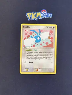 Pokemon TCG Swablu EX Deoxys 79/107 Regular LP. - Image 1