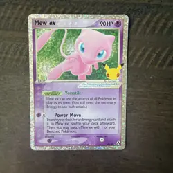 Pokemon TCG Mew ex 88/92 25th Anniversary Celebrations Class Collection Holo - Image 1