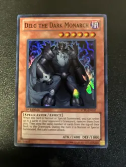 Yu-Gi-Oh TCG Delg the Dark Monarch STBL-EN037 Starstrike Blast 1st Edition holo - Image 1
