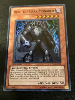 Yu-Gi-Oh TCG Delg the Dark Monarch STBL-EN037 Starstrike Blast 1st Edition holo - Image 2