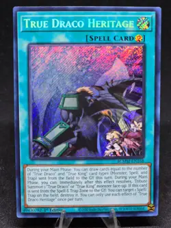 Yu-Gi-Oh! True Draco Heritage BLMM-EN168 1st Edition (ScR) NM - Image 1