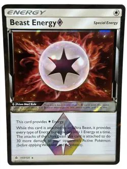 Beast Energy Prism Star #117 Pokemon Forbidden Light NM Holo Sun Moon Card - Image 1