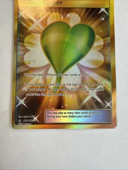 Missing Clover 168/156 Full Art Secret Rare Ultra Prism Trainer Pokemon Card NM - Image 3