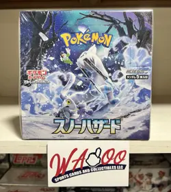 Pokemon Scarlet & Violet Snow Hazard Factory Sealed Japanese Booster Card Box - Image 1