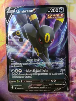 Umbreon V 094/203 Evolving Skies Ultra Rare Pokemon Card TCG - NM Near Mint - Image 1
