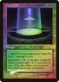 Cabal Pit - Foil - Odyssey - Magic the Gathering MTG - Image 1