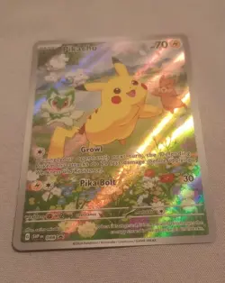 Pokemon Card Pikachu 088 Black Star Promo Illustration Rare Full Art Mint NM - Image 1