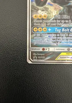 Pikachu & Zekrom GX SM168 Sm Promo Holo Full Alt Art Holo Rare Card Pokemon - Image 3