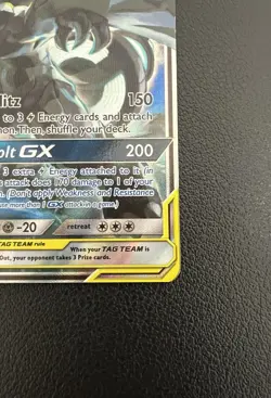 Pikachu & Zekrom GX SM168 Sm Promo Holo Full Alt Art Holo Rare Card Pokemon - Image 4