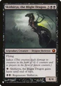 Skithiryx, the Blight Dragon - Light Play MTG The List - Image 1