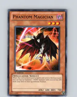 Yu-Gi-Oh TCG Phantom Magician GENF-EN092 1st Edition Regular Common Card NM - Image 1