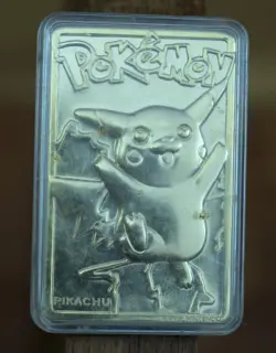 Pokemon Special Edition 23 Karat Gold-Plated Trading Card #25 PIKACHU 1999 - Image 2