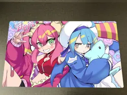 WVICM Playmat WVICM Live☆Twin Kisikil Live☆Twin Lilla CCG Card Game Mat Pad - Image 1