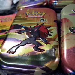 10x EMPTY Pokemon TCG Shrouded Fable Mini Tins 2 Sets - NO CARDS COIN ART - #2 - Image 4