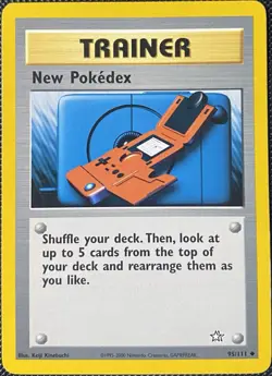 New Pokedex 95/111 Neo Genesis Regular - Pokemon Card - Image 1