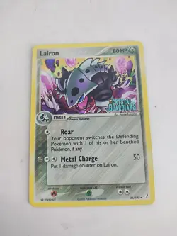 Lairon 36/100 Holo Stamped EX Crystal Guardians Pokemon Card - Image 1