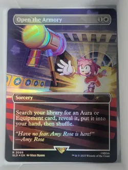 Open the Armory Rainbow Foil Sonic Secret Lair Drop SLD MTG NM - Image 1