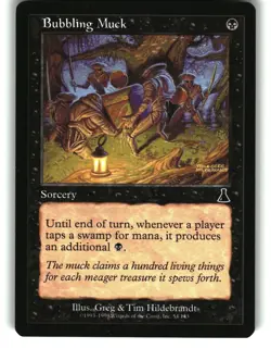 Magic the Gathering - Urza's Destiny Bubbling Muck 54 Common 1999 - Image 1