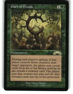 Magic the Gathering - Exodus Oath of Druids 115 Rare 1998 - Image 1